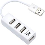 Ewent EW1122 interface hub USB 2.0 Wit