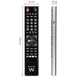 Ewent EW1570 afstandsbediening DTT, DVD/Blu-ray, Projector, SAT, STB, Soundbar-luidspreker, TV, Universeel, VCR Drukknopen