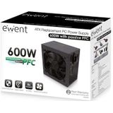 Ewent - EW3908 - Voeding - 600W - ATX12V v3.1 - Slimme Ventilatorcontrole