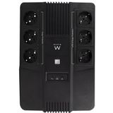 EW3945 - Line Interactive UPS - 600 VA - Zwart - Geaarde Aansluitingen