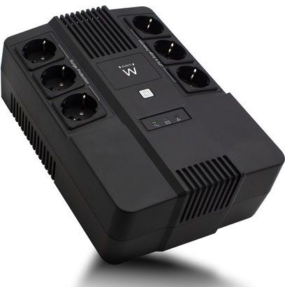 EW3945 - Line Interactive UPS - 600 VA - Zwart - Geaarde Aansluitingen