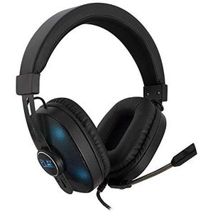 Ewent Play PL3321 over-ear gaming RGB headset zwart