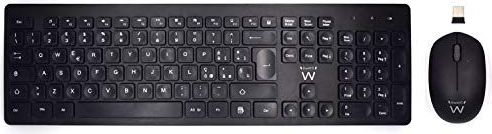 Ewent - EW3255 - Toetsenbord - Zwart - Inclusief Muis - Draadloos