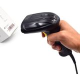 Ewent EW3400 barcode-lezer Draagbare streepjescodelezer 1D Laser Zwart
