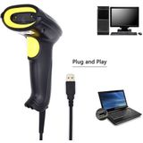 Ewent EW3400 barcode-lezer Draagbare streepjescodelezer 1D Laser Zwart