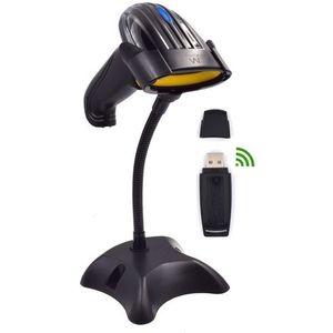 Ewent Scanner Laser De Codigos De Barras Inalambrico, Barcode scanner, Zwart