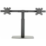 Ewent Monitorhouder met dual-arm gasdrukveer, voor 2 monitoren tot 68 cm (27 inch), met sokkel, houder voor 2 schermen PC, led-cd-tv's, draaien, kantelen en draaien