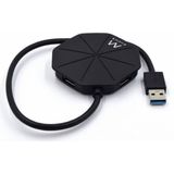 Ewent - EW1138 - Docking Station - Zwart - 4 Poorts USB Hub