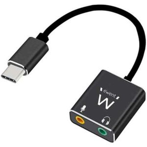 Ewent - EC1645 - Audio Jack Adapter - USB C - 15 cm