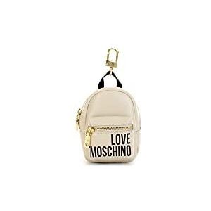 Love Moschino Leren damescompres, eenheidsmaat, ivoor, One Size