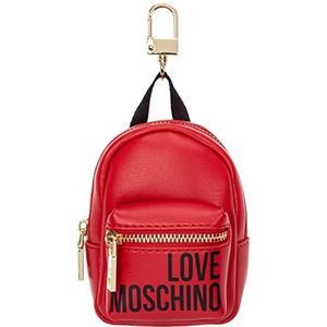 Love Moschino, Leren accessoires voor dames, eenheidsmaat, Rood, Eén maat