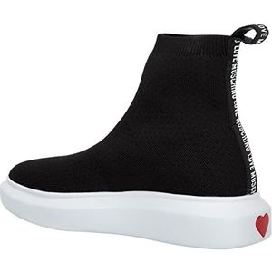 Love Moschino - Sportschoenen - JA15134G1EIZI-000 - Vrouw - black,red - EU 35