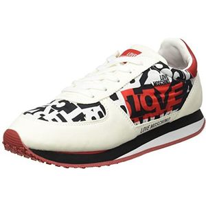 Love Moschino Nieuwe Pre-Collectie Lente Zomer 2022, Sneakers Dames, Wit, 35 EU