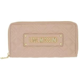 Love Moschino Portafogli reisaccessoire - portemonnee voor dames, roze, effen kleur