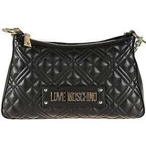 Love Moschino Jc4135pp1fla0 schoudertas voor dames, 16 x 26 x 9, Zwart, Eén maat