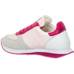 Love Moschino sneakers, veterschoenen voor dames, Roze, 39 EU