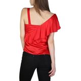 Armani Exchange - Mouwloze Top - Rood - 100% Zijde