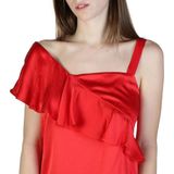 Armani Exchange - Mouwloze Top - Rood - 100% Zijde