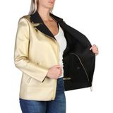Armani Exchange - Leren Jas - Goud - Leer - Asymmetrische Rits