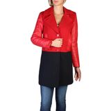 Armani Exchange - Jas - Rood - Wol - Faux Leer