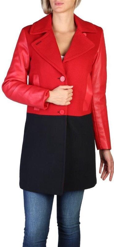 Armani Exchange - Jas - Rood - Wol - Faux Leer