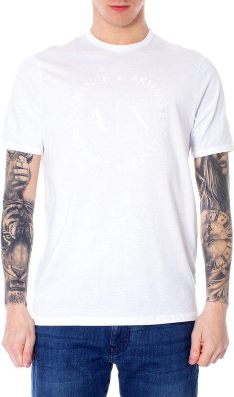 Armani Exchange Wit T-Shirt Met Logo