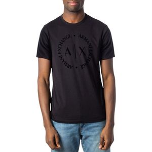 Armani Exchange Zwart T-Shirt Met Logo