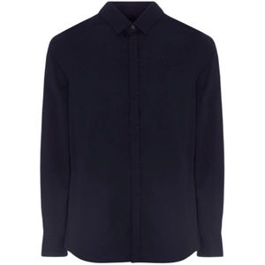 Armani Exchange - Longsleeve Overhemd - Blauw
