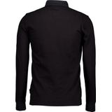 Armani Exchange - 8NZF79ZJ81Z1100 - Katoenen Poloshirt - Wit - Lange Mouwen - Casual