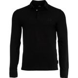 Armani Exchange - 8NZF79ZJ81Z1100 - Katoenen Poloshirt - Wit - Lange Mouwen - Casual