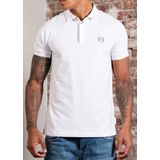 Armani Exchange - Poloshirt - Wit - Korte Mouwen - Polokraag