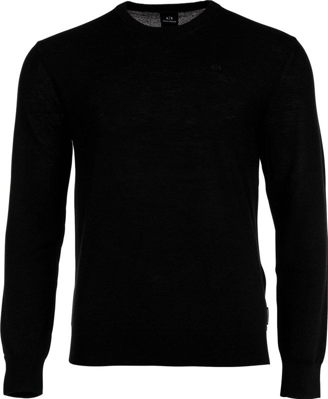 Armani Exchange - 8nzm3a - Pullover - Zwart - Katoen