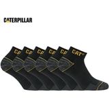 Caterpillar - Werksokken - Blauw/Zwart/Grijs - Katoen - Set van 6 Paar