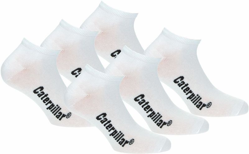 Caterpillar - Werksokken - Zwart en Wit - 6 Paar