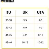 Caterpillar - Werksokken - Lichtgrijs - Set van 6 Paar - Enkelhoogte - Versterkt op Hiel en Teen
