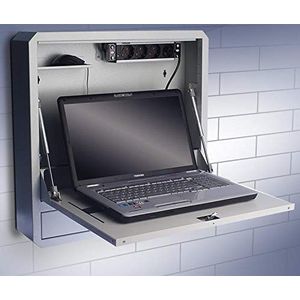 Techly ICRLIM01, Grau, Stahl, 48,3 cm (19 Zoll), Code, 596 mm, 127 mm