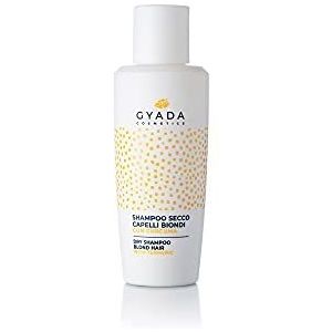 GYADA COSMETICS, Shampoo Secco Haarshampoo voor licht en wit haar, met curcuma, aloë vera, vitamine B5 en rijststerkte, 50 g