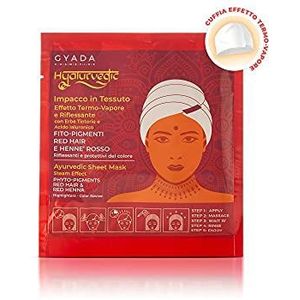 GYADA Cosmetics - Hyalurvedic Red Hair Colour Shine Sheet Mask - 60 ml