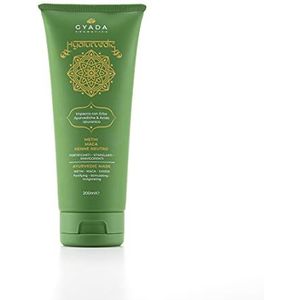 GYADA COSMETICS, Hyalurvedic versterkende Ayurvedische professionele behandeling voor fijn en zwak haar, contrasteert het crêpeeffect met methi, maca, henna, neutraal, 200 ml