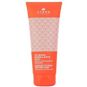 GYADA COSMETICS, Co-Wash Modellering, krullend haarpeeling met reiniging, reiniging en scrub, gebaseerd op perliet, druiven, appel, citroen en lymfe, 200 ml