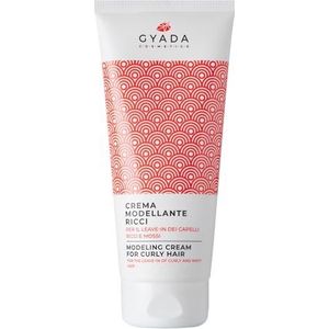 GYADA COSMETICS, 5e verjaardag modellerende krulcrème zonder uitspoelen, met gladmakende en anti-kroes effect, met aloë vera, lijnolie, kokosnoot, argan en jojoba, 200 ml