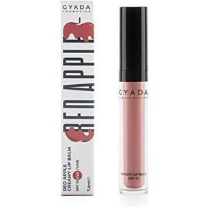 GYADA COSMETICS, Red Apple Creamy Lip Balm SPF15-03 Fuji, perzikroze, neutrale ondertoon, warme lippenbalsem met SPF15, beschermt tegen UVA- en UVB-stralen, voedend en versterkend, 7,4 ml