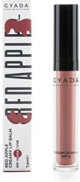 GYADA COSMETICS - Red Delicious - Gekleurde Lippenbalsem - Neutrale Robijnrood - SPF15 - 7,4 ml