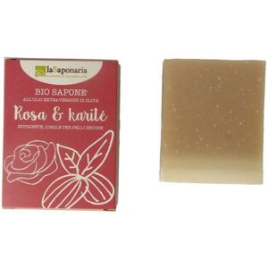 La Saponaria Roos & Sheaboter Zeep - 100 g