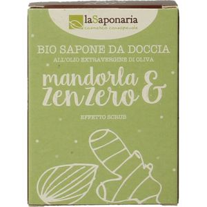 La Saponaria - Zeep - Biologisch - Olive Oil Almond Ginger - 100 Gram