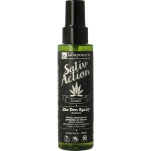 La Saponaria Uomo SativAction Bio Deo Spray - 100 ml