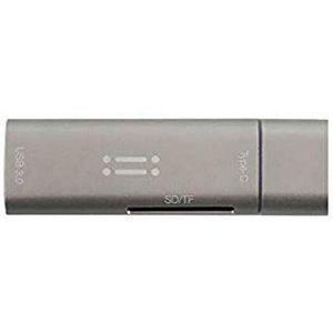 AIINO - 4-in-1 USB-C adapter + SD/TF-kaartlezer + USB 3.0 | voor laptops, tablets en smartphones | compact en elegant design | ideaal voor MacBook Editions 2016/2017 - grijs