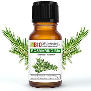 Rozemarijn Bio Etherische olie 100% Pure 10 ml - Aromatherapie Therapeutisch Cosmetische - Laborbio