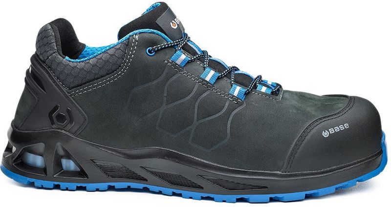 Base - K-Road Werkschoen - Zwart - Nubuck - S3 HRO CI SRC