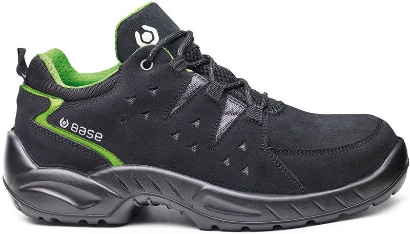 Base - Harlem S1P - Werkschoen - Antistatisch - Suedeleder - Schokabsorptie in de hiel